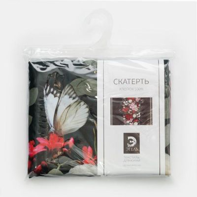 Скатерть "Этель" Flowers 110х147 см,  100% хлопок, саржа 190 г/м2