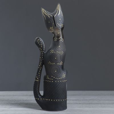 Копилка "Кот Египет" 46 см,акрил