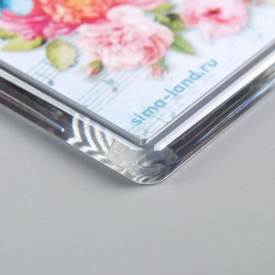 Магнит акрил "8 марта. Мелодия" 5х7,5 см