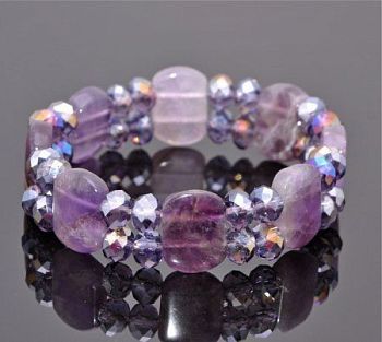 Браслет Аметист "Эврика" арт. бП1593