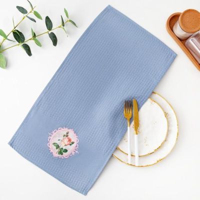 Набор вафельных полотенец Роза декупаж 33х60 см, 100% хл, 2 шт