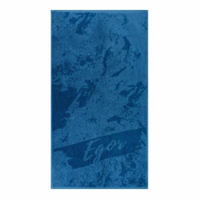 Полотенце именное махровое Этель "Егор" 50х90см, 100% хлопок, 420гр/м2