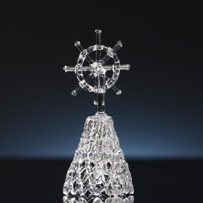 Колокольчик сувенирный "Штурвал", ручной работы