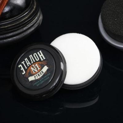 Набор "Побед", губка, крем, щетка