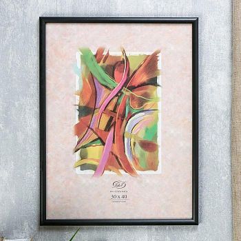 Фоторамка "Черная" пластик 30х40 см