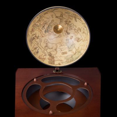 Журнальный столик с глобус-баром, d 40 см