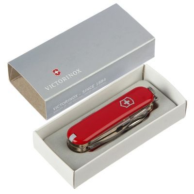 Нож-брелок VICTORINOX Mini Champ 0.6385, 58 мм, 17 функций
