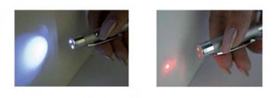 Ручка с лазерной указкой + фонарик