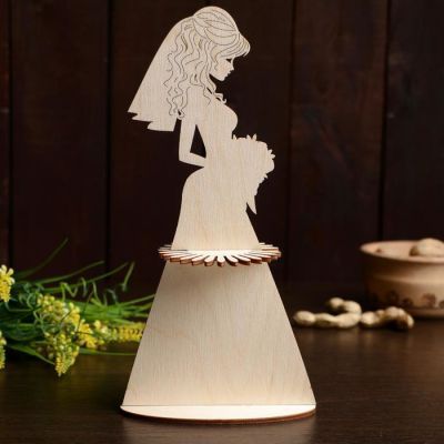 Салфетница «Невеста с букетом», 24×13×0,3 см