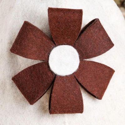 Шапка для бани и сауны "Цветок" МИКС