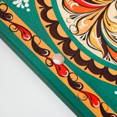 Доска разделочная «Прямоугольная», 18×0,8×31 см, ракульская роспись