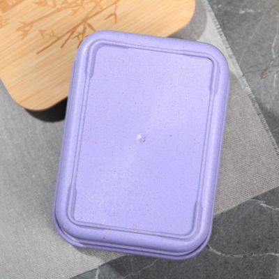 Контейнер с бамбуковой крышкой "Наслаждайся вкусом", 400 мл