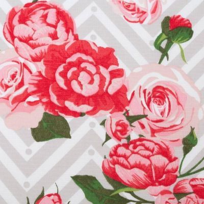 Полотенце вафельное "Зигзаг" 35х60 см, лён, 160 гр/м, хл,