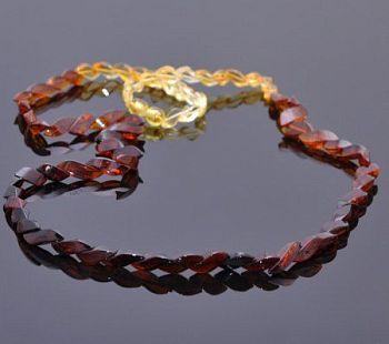 Бусы Янтарь "Колосок" арт.НЯН-п563