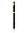 F 321 Ручка перьевая Parker IM Core Black GT перо нержавеющая сталь F(арт.-1931645)