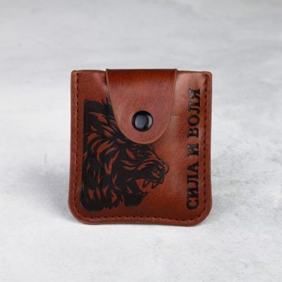 Зажигалка в чехле «Сила и воля», 7 × 7 см