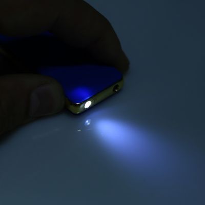 Зажигалка электронная "Классика", спираль, с фонариком, микс