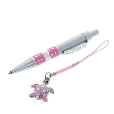 Набор подарочный 2в1 (ручка, брелок-подвеска) микс