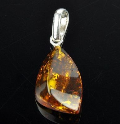 Кулон Янтарь "Золотой дождь" арт.ЯК-161