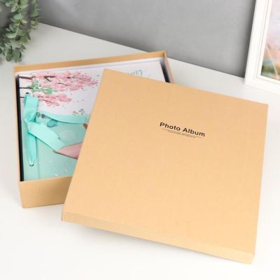 Фотоальбом на 1000 фото 10х15 см "Кошки на пикнике" в коробке 32х35,5х7 см