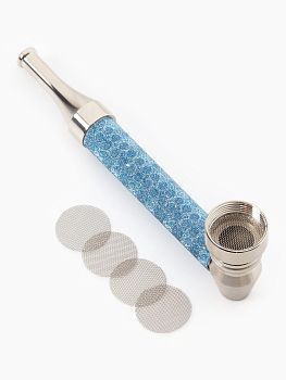 Трубка курительная металлическая, 10 × 3 × 2 см