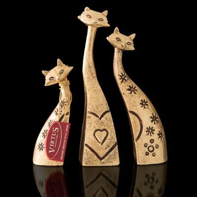 Набор статуэток "Дружная семейка", бронза