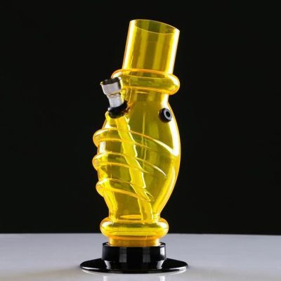 Бонг "Волна" наклонный, 20.5 см, матовый, микс