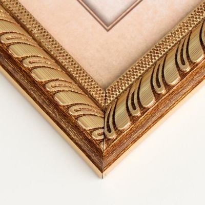 Фоторамка пластик 121 15х20 см золото