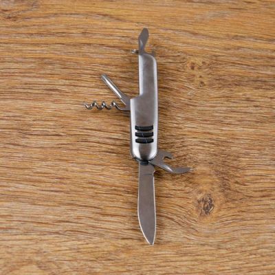 Набор подарочный 4в1 (ручка, калькулятор, карабин-компас, нож 3в1)