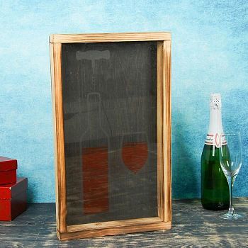 Накопитель для пробок, 48х28х5см, ХВОЯ, термо с УФ стеклом