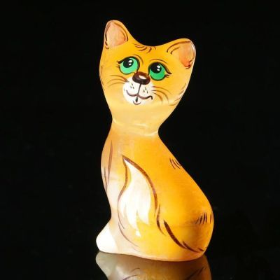 Сувенир «Кошечка», 3,5×6 см, селенит