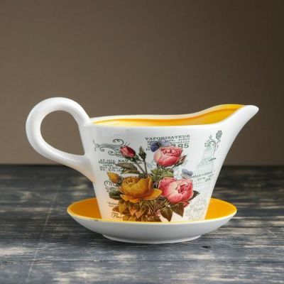 Горшок цветочный в форме кувшина "Цветы" 29*17*13 см