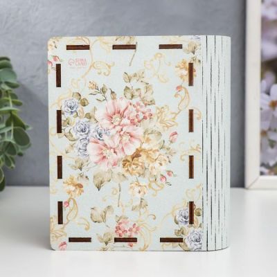 Шкатулка-книга "8 марта. Цветы" 14 см