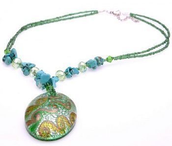 Подвеска Муранское ст.  "Венеция" арт. пМСТ-1201