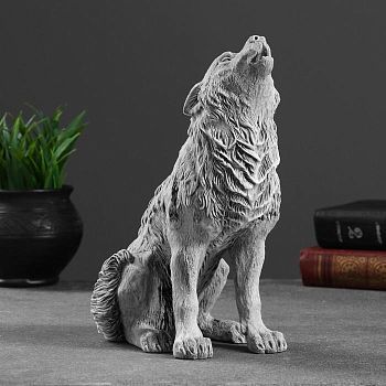 Сувенир "Волк воет большой" 24см