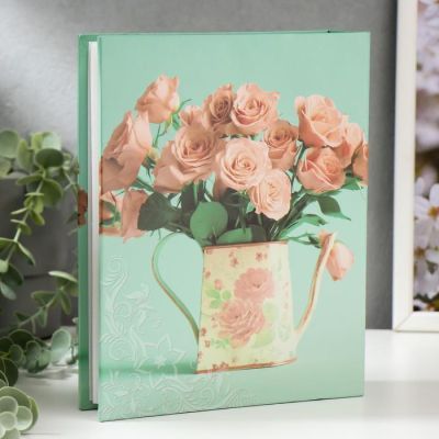 Фотоальбом "Букет роз" на 200 фото 10х15 см. 18,5х5х23см. ПП карм.