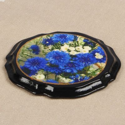 Магнит "Цветы" лаковая миниатюра, МИКС