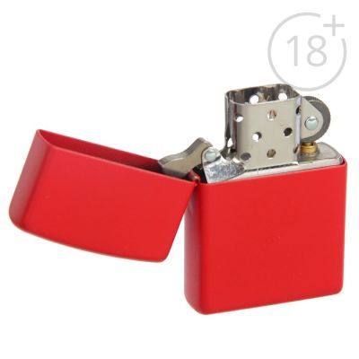 Зажигалка ZIPPO 233 Classic с покрытием Red Matte