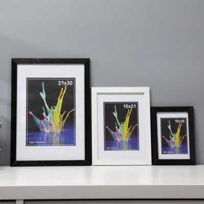 Набор фоторамок 21х30, 15х21, 10х15 см (чёрно-белый) 7 шт