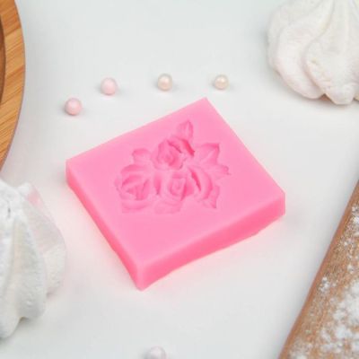 Молд силиконовый «Букет роз», 4,5×5 см