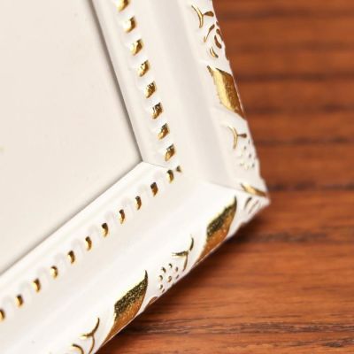 Фоторамка пластик 20х25 см "Белая с кантом" 28х23х1,4 см