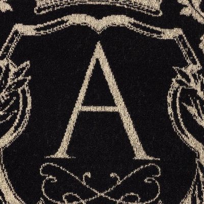 Полотенце именное махровое Этель "Анатолий" чёрный, 50х90см, 100% хлопок, 420гр/м2