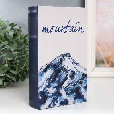 Сейф-книга с ключами "Горы" (дерево, кожзам), 21 х 13 см