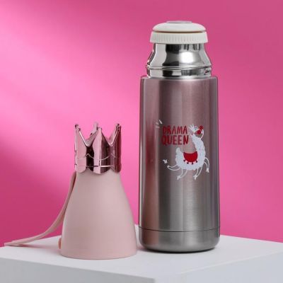 Термос "Drama queen", 350 мл, сохраняет тепло 12 ч