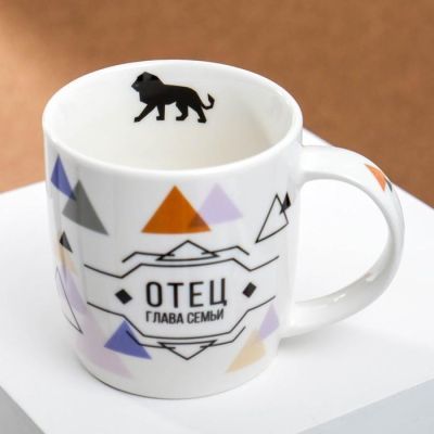 Набор «Отец - глава семьи»: кружка 350 мл, полотенце 30 × 30 см, мыло
