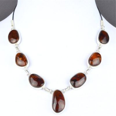 Колье Янтарь "Балтийская осень" арт. ЯК-1437