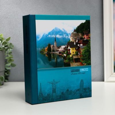 Фотоальбом "Дома" на 200 фото, 50 листов, 10х15 см