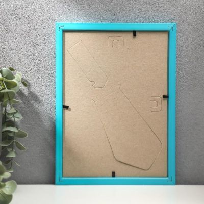 Фоторамка пластик 15х21 бирюза