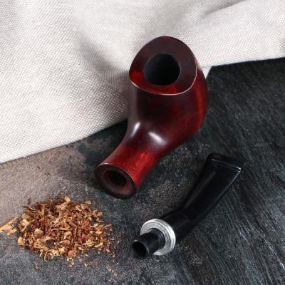 Трубка курительная "Седло-ринг", груша, 15 см