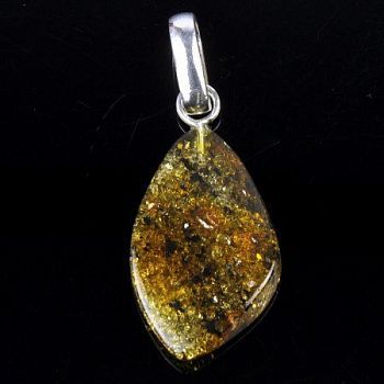 Кулон Янтарь "Золотой дождь" арт.ЯК-029